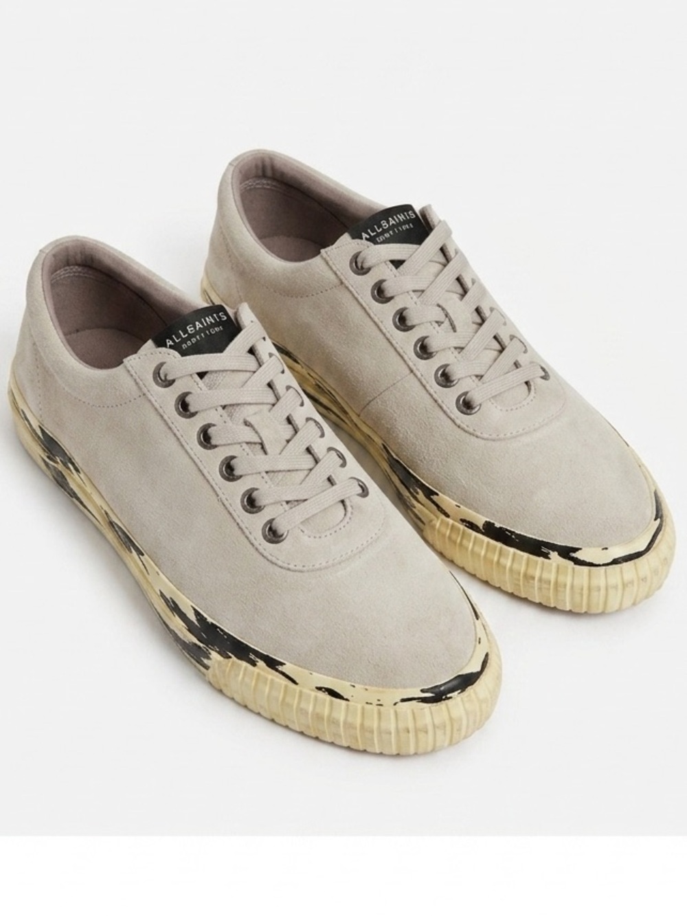 Allsaints Men’s Knox Sneaker in Chalk White